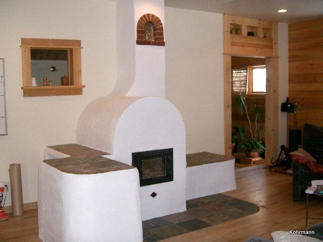 Kachelofen by Keystone Ceramics - Udo Kohrmann, Wakefield Quebec