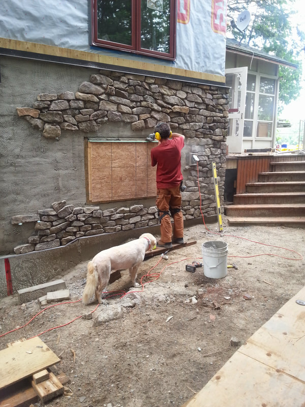 Stone Walls by Keystone Ceramics - Udo Kohrmann, Wakefield Quebec