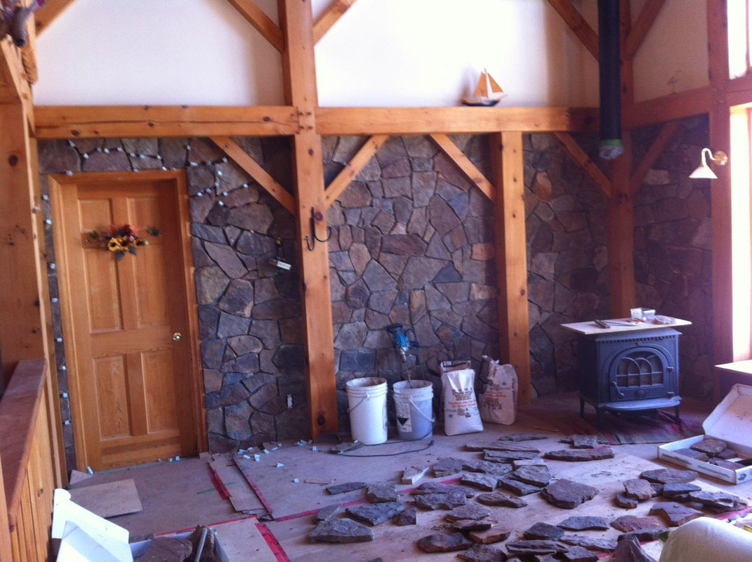 Stone Walls by Keystone Ceramics - Udo Kohrmann, Wakefield Quebec